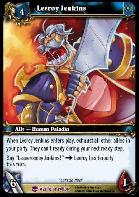 leeeeeeroy card